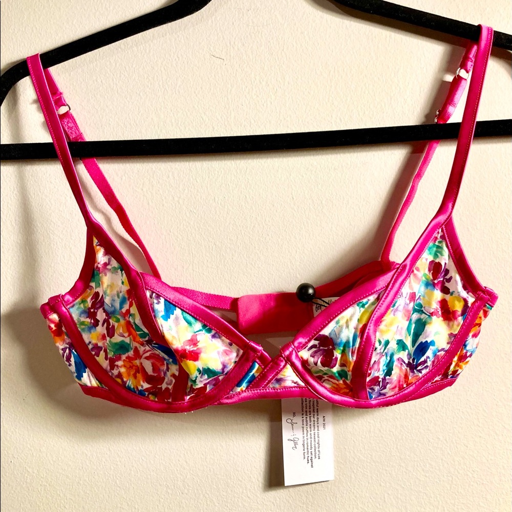 NWT For Love and Lemons Confetti Bra